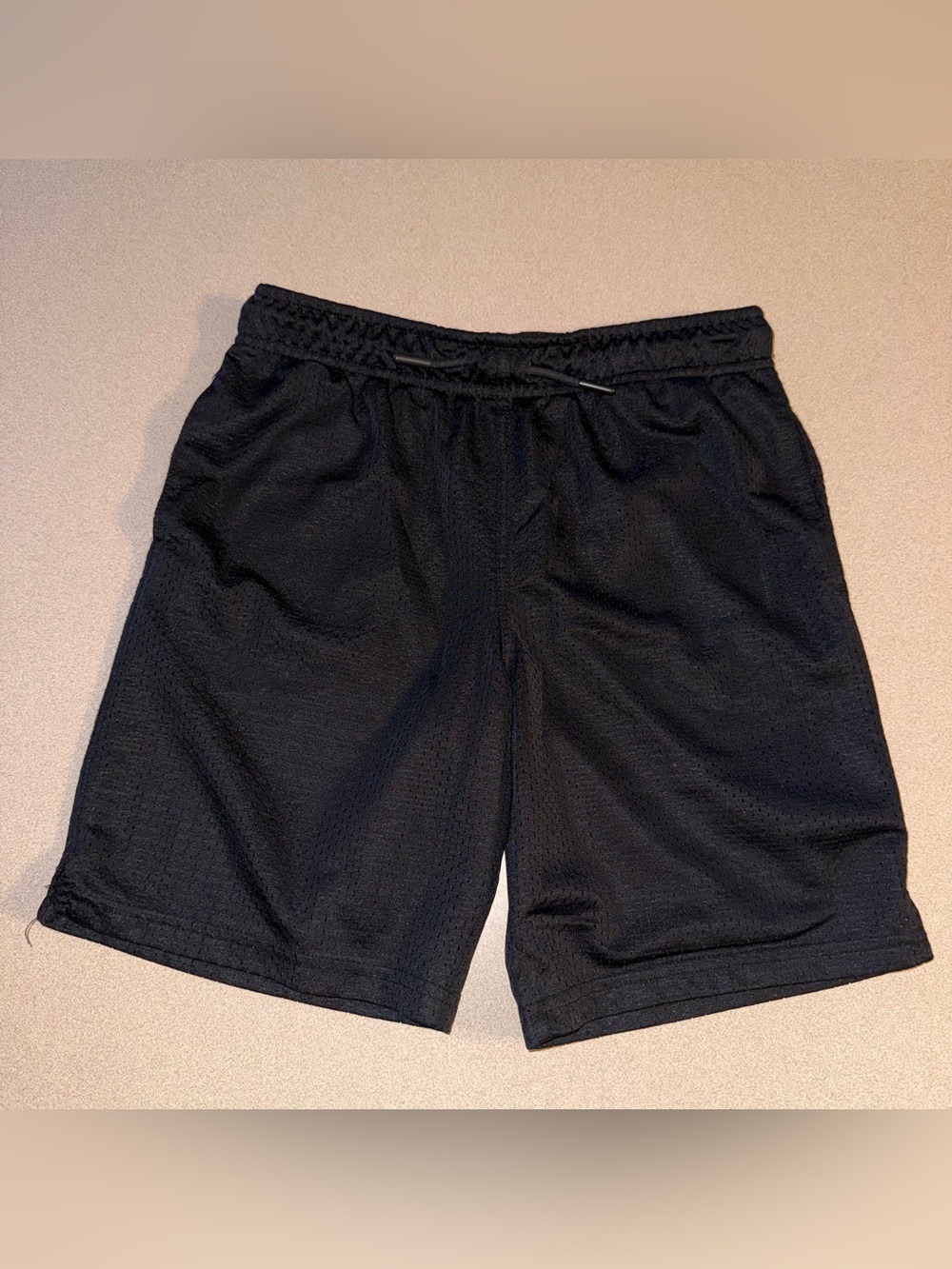 Athletic works boys size L 10-12 black shorts